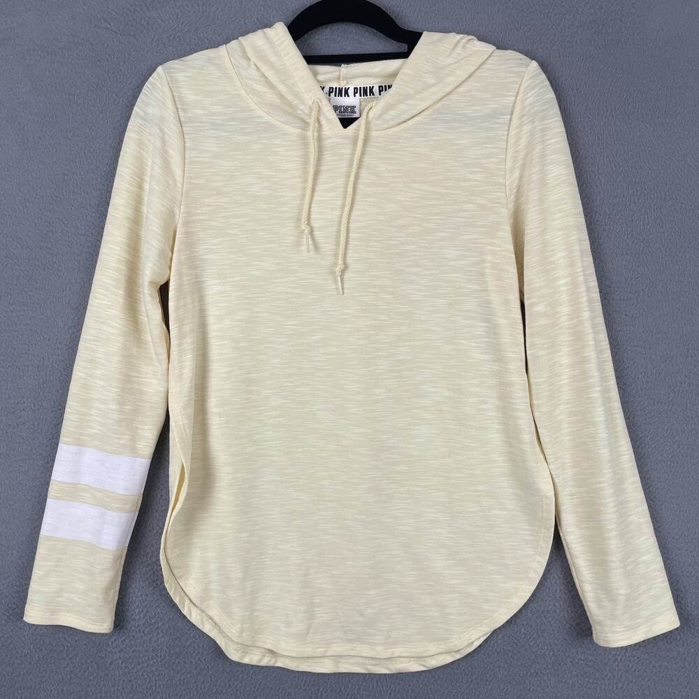 PINK Victoria's Secret Hoodie Womens XS Pullover Lightweight Athleisure Sweatshi